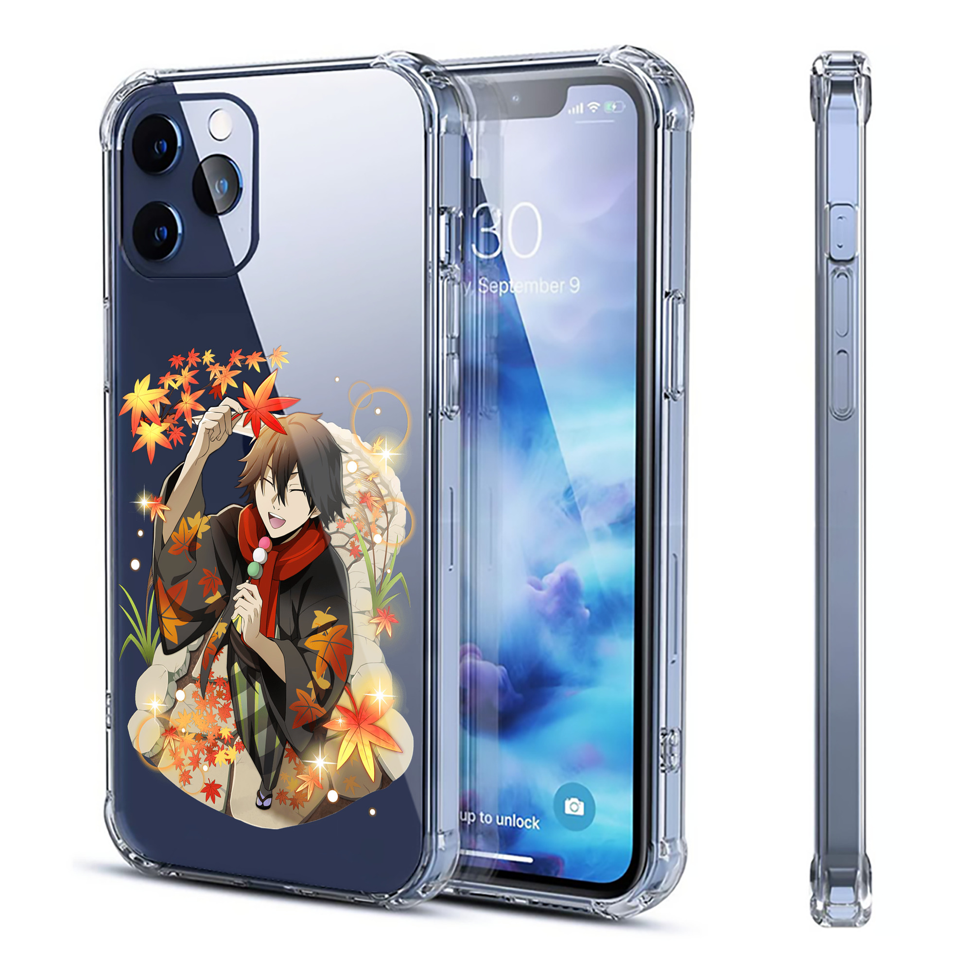 （画像用） 文豪ストレイドッグス Bungo Stray Dogs 【iPhone 12シリーズ対応】透明スマホケース（クリアソフトケース）